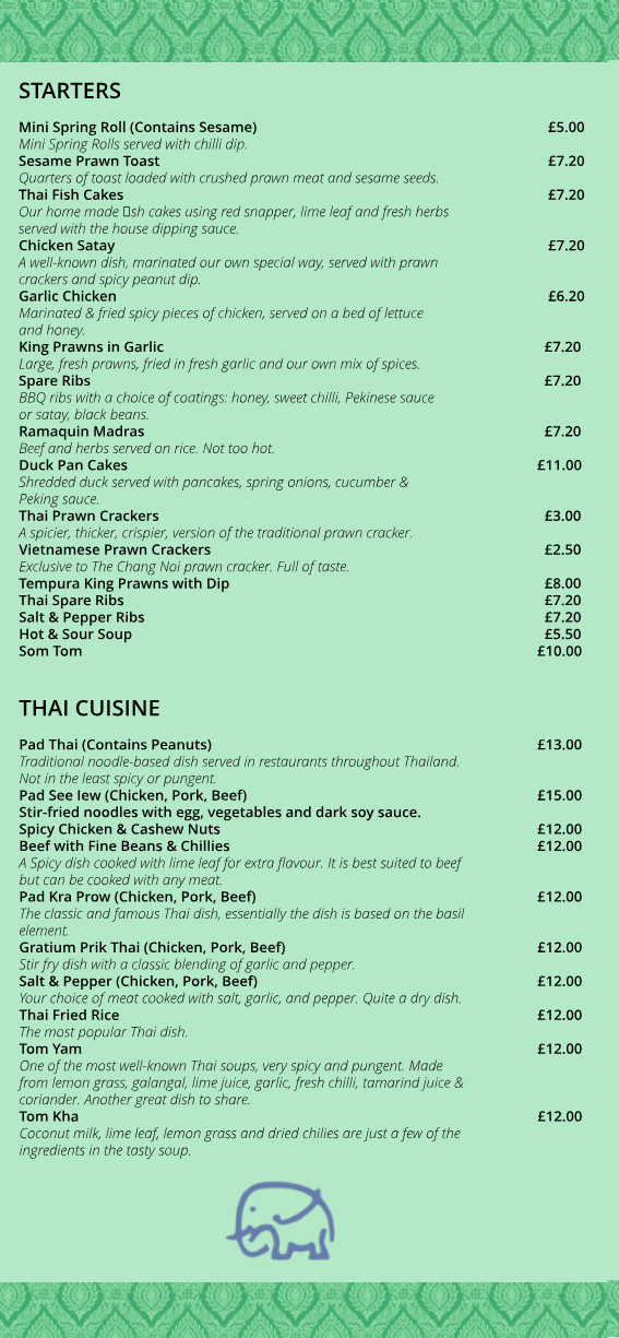 Takeaway Menu p1
